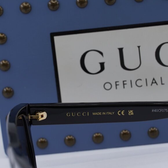 Gucci GG1583S 001 Square Sunglasses - Black\Grey - Picture 5 of 11
